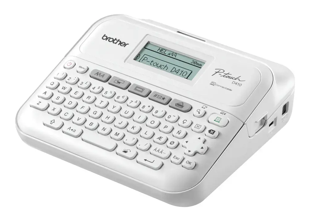BROTHER PT-D410 ETIKEČIŲ SPAUSDINTUVAS KOMPIUTERIUI