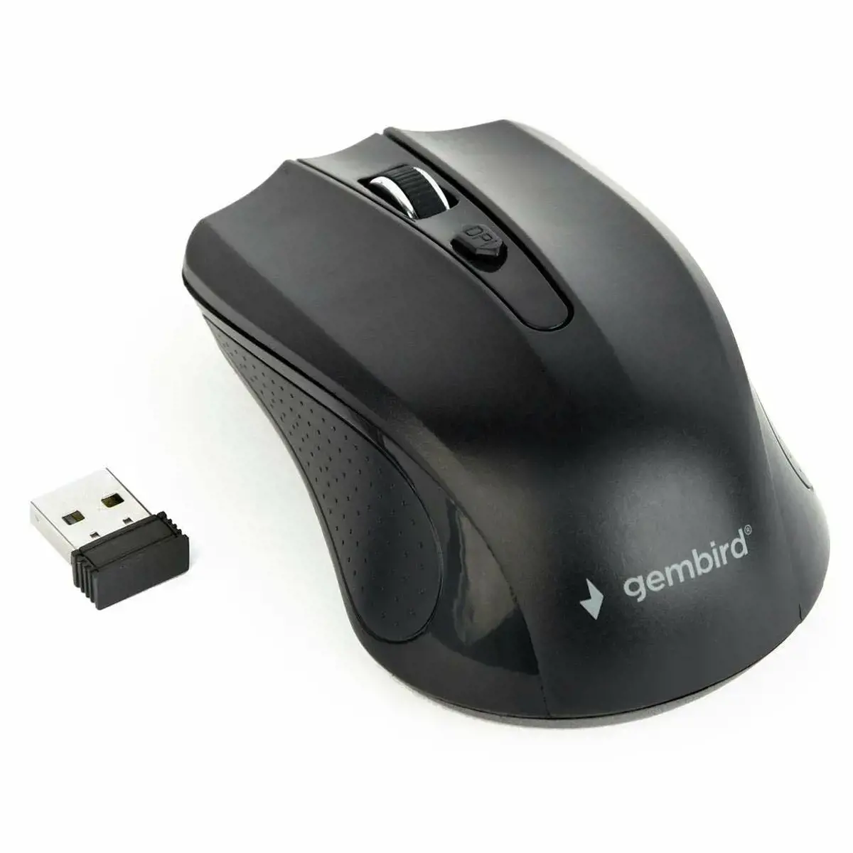GEMBIRD MUSW-4B-04 Gembird Belaidė optinė pelė MUSW-4B-04, 1600 DPI, nano USB, juoda