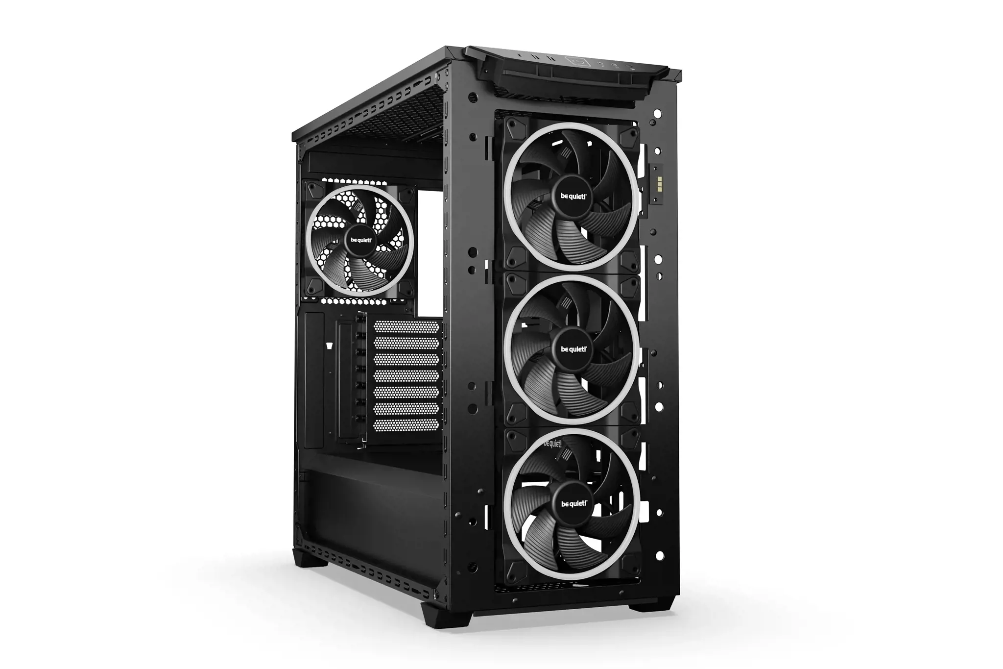 be quiet! Shadow Base 800 FX Black, Midi Tower, PC, Black, ATX, EATX, micro ATX, Mini-ITX, Acrylonitrile butadiene styrene (ABS), Steel, Tempered glass, Multi