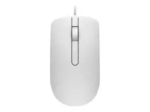 DELL MS116, dvipusis, optinis, USB Type-A, 1000 DPI, baltas