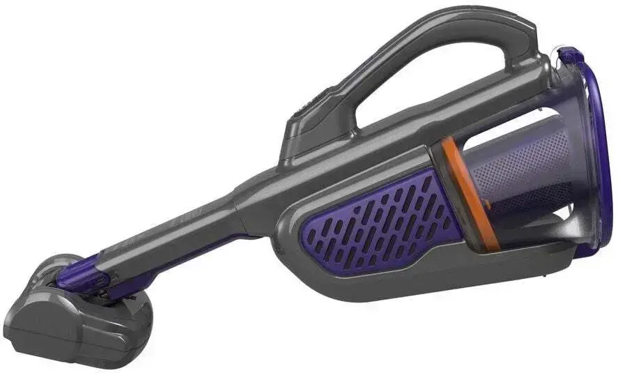 "Black & Decker" BHHV520BFP rankinis dulkių siurblys Juoda, violetinė