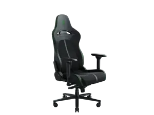 "Razer Enki" žaidimų kėdė su patobulintu pritaikymu, juoda/žalia
