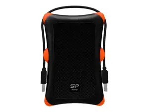 SILICONPOW SP000HSPHDA30S3K "Silicon Power" išorinis 2,5 HDD korpusas A30 SATA, USB 3.0, apsaugotas nuo smūgių, juodas