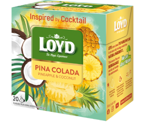 Vaisinė arbata LOYD, pina colada skonio, 20 x 1.7g
