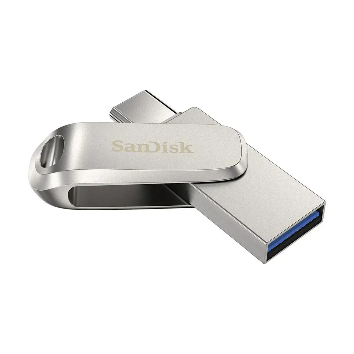 USB atmintinė "SanDisk Ultra Dual Drive Luxe" 512 GB Silver Steel 512 GB