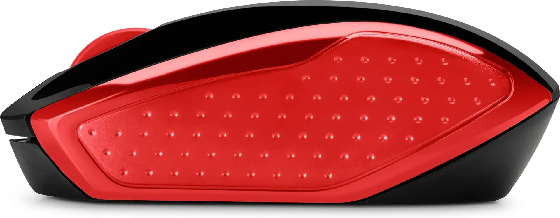 HP belaidė pelė 200 (Empress Red), dvipusė, optinė, RF belaidė, 1000 DPI, juoda, raudona
