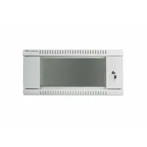 LANBERG WF01-6404-10S "Lanberg" sieninė spinta 19 išardoma plokščia pakuotė 4U/600x450 mm pilka