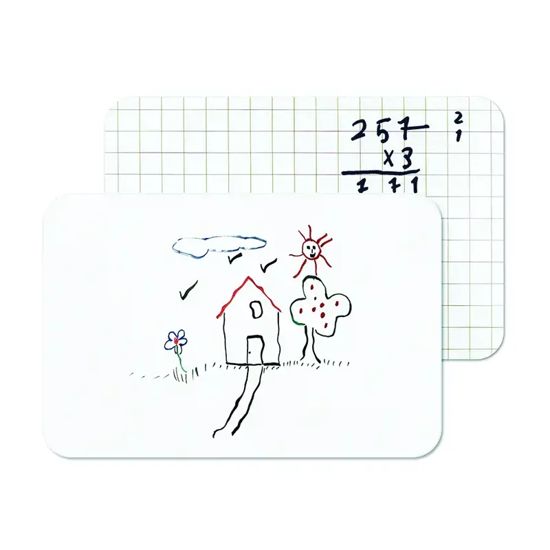 Dvipusė asmeninė baltoji lenta BI-OFFICE SCHOOLMATE A3, berėmė, su žymekliu ir valikliu