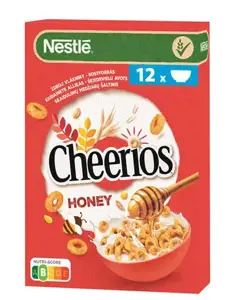 NESTLE CHEERIOS HONEY dribsniai 375g