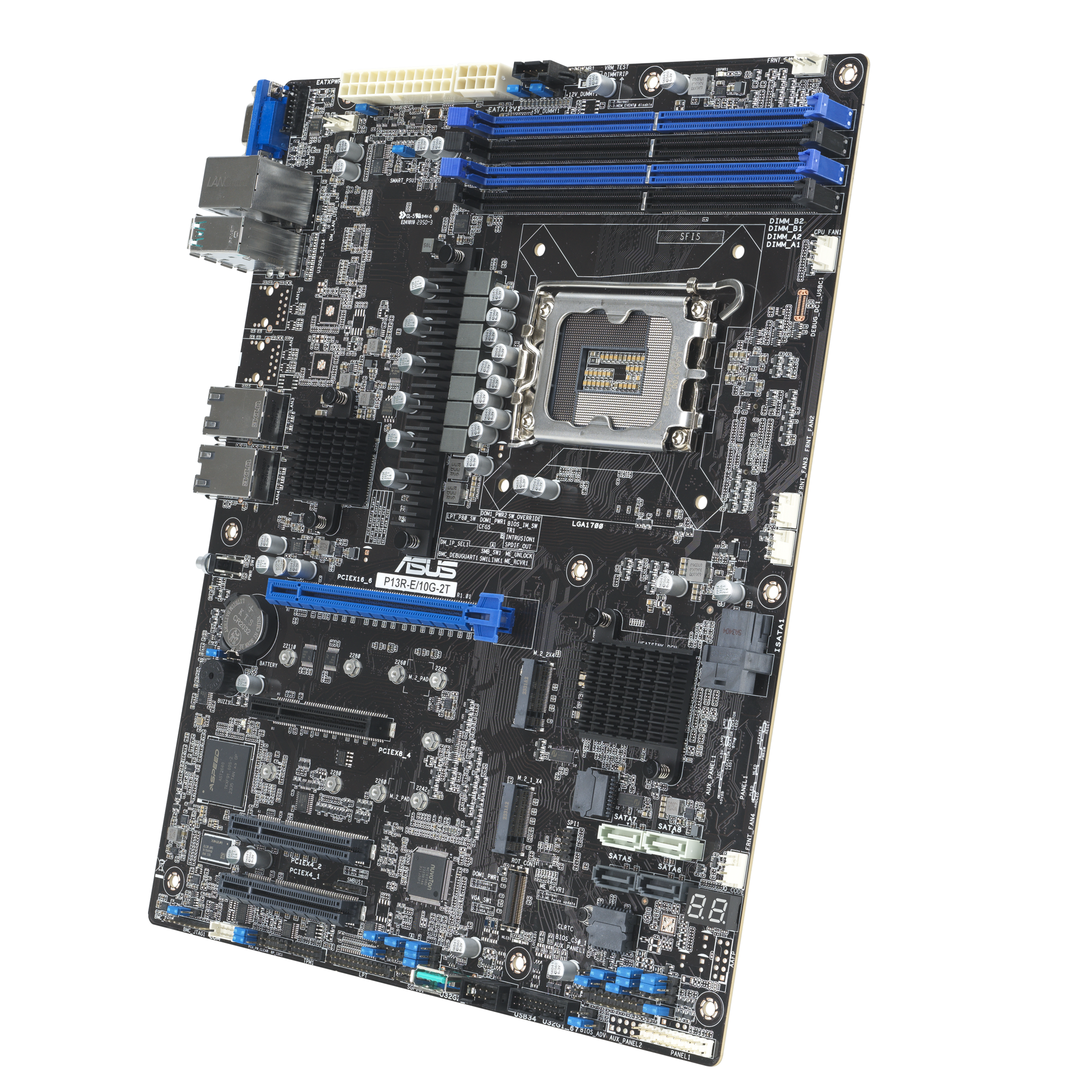 ASUS P13R-E/10G-2T, Intel, LGA 1700, Intel® Pentium®, Intel Xeon E, LGA 1700, DDR5-SDRAM, 128 GB