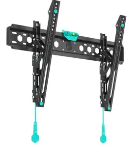 ONKRON Tilting TV Wall Mount for 43 to 85-inch Flat Panel TVs Digital Panels 68,2 kg, Black