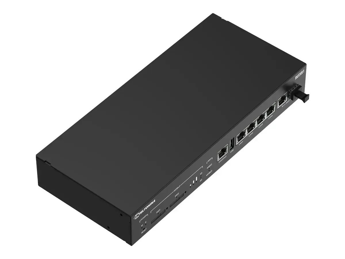 Teltonika RUTXR1 | Rack-mountable LTE Cat 6 Router | 802.11ac | Ethernet LAN (RJ-45) ports 5 | 10/100/1000 Mbit/s | Mesh Support No | 4G | MU-MiMO Yes