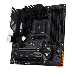ASUS TUF GAMING B550M-PLUS WIFI II, AMD, "Socket AM4", "AMD Ryzen™ 3", "AMD Ryzen™ 5", "AMD Ryzen™ 7", 3 kartos "AMD Ryzen™ 9", 5 kartos "AMD Ryzen 9", "Socket AM4", DDR4-SDRAM, 128 GB