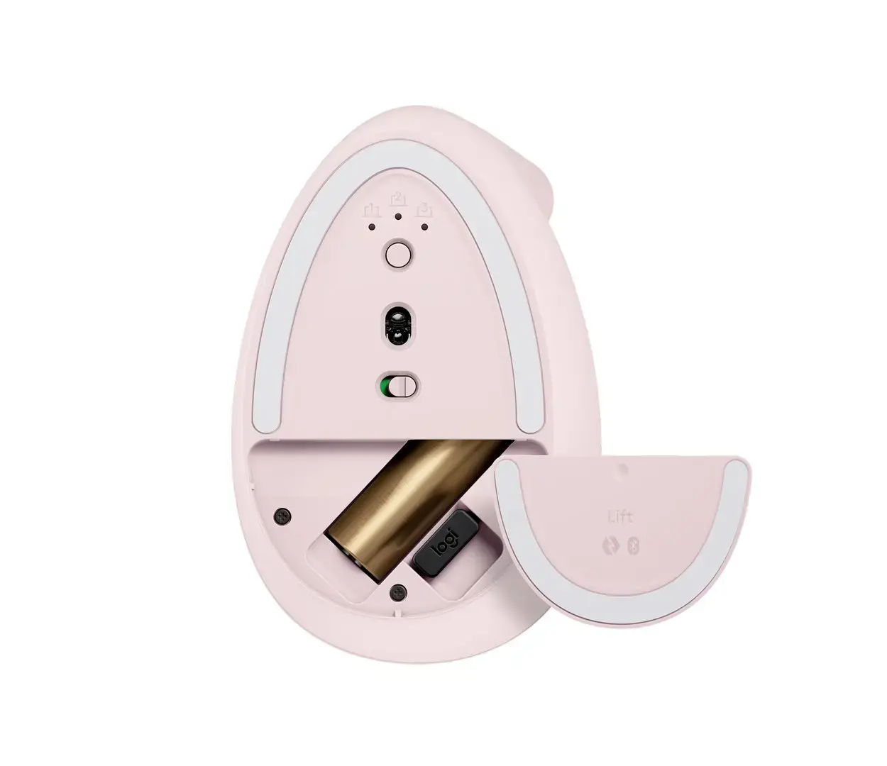 Ergonominė optinė pelė "Logitech Lift Pink Rose
