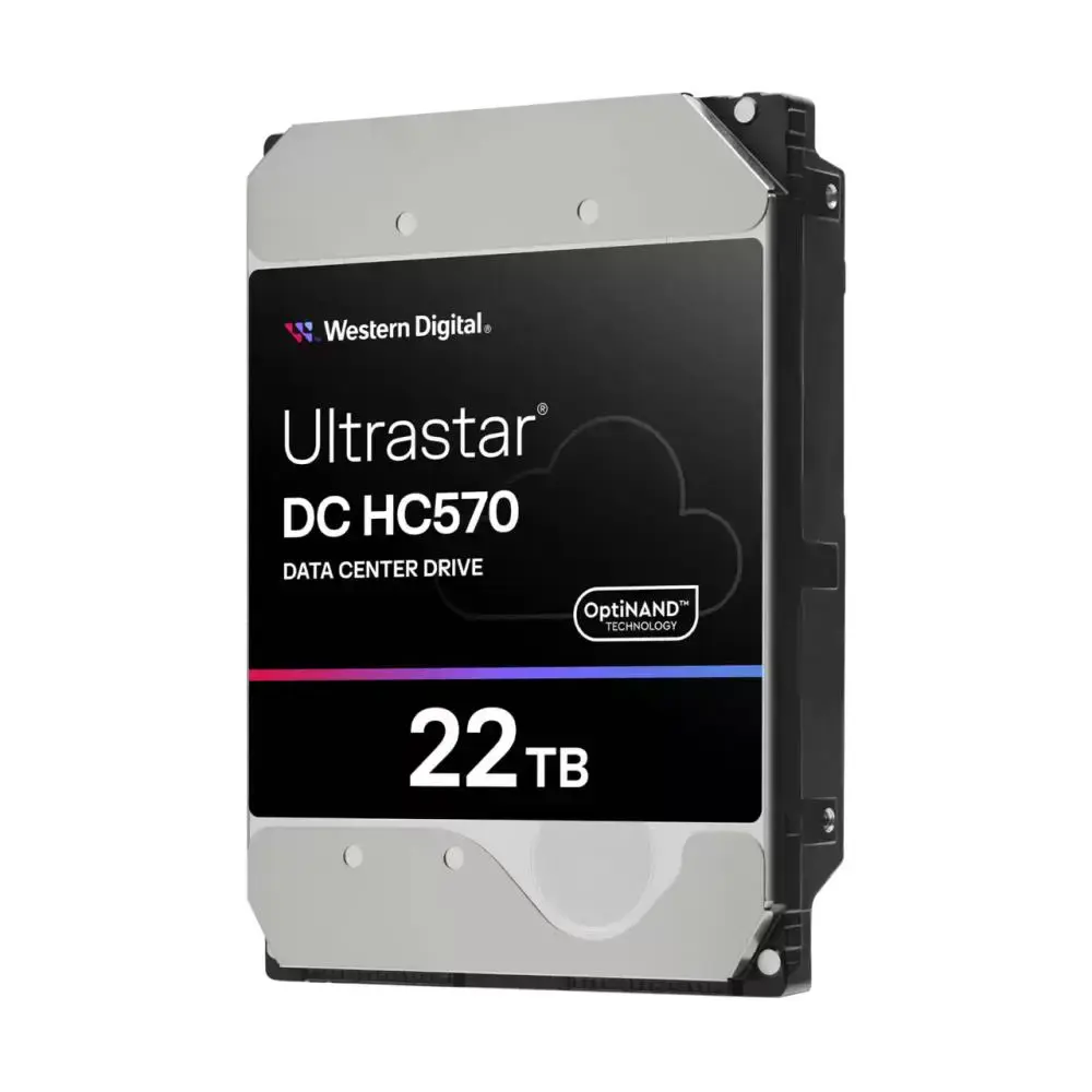 WESTERN DIGITAL Ultrastar DC HC570 3,5 colių 26,1MM 22000GB 512MB 7200RPM SATA ULTRA 512E SE NP3