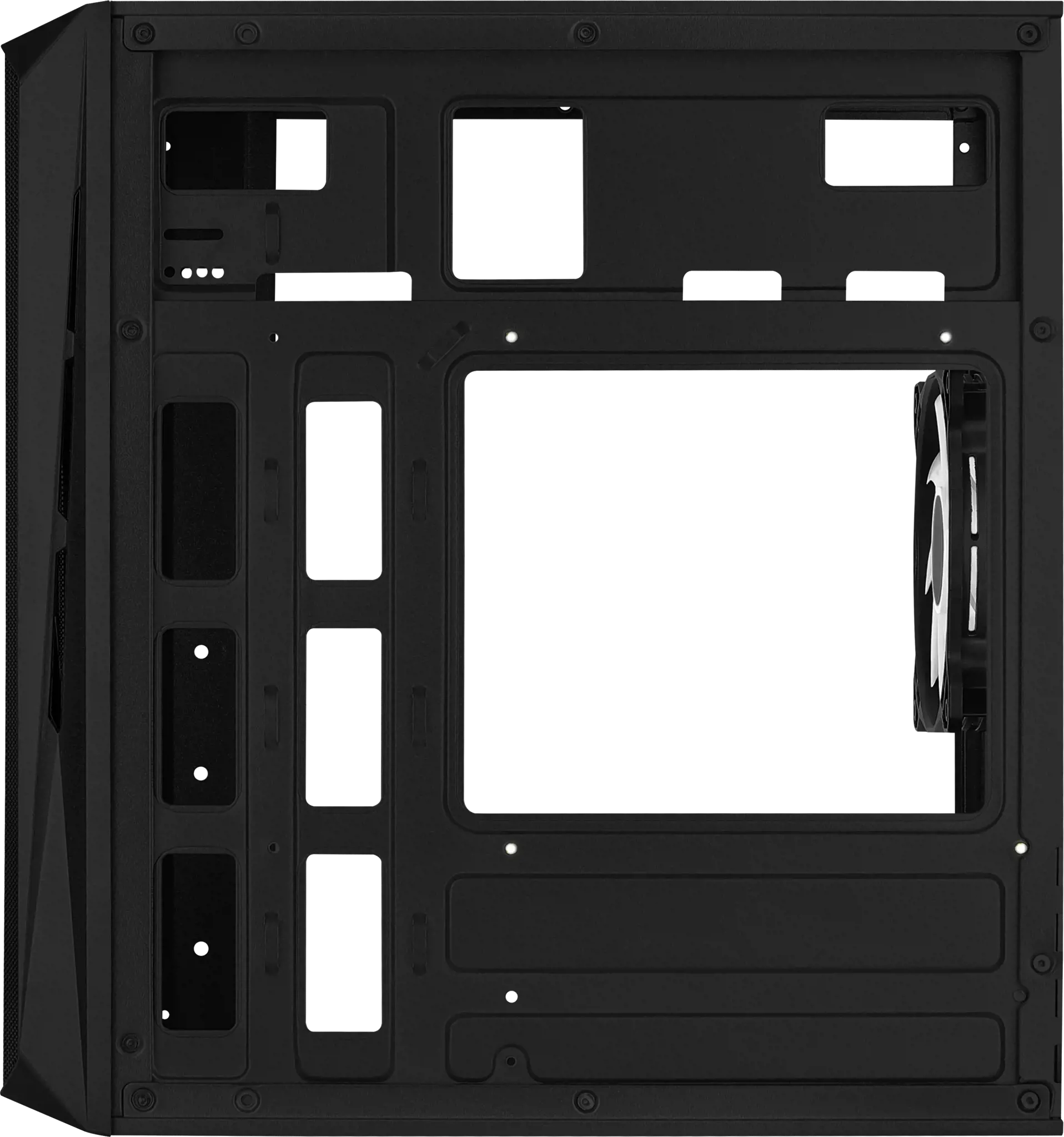 AEROCOOL PGS CS-107-A-BK-v2 FRGB - Kompiuterio korpusas