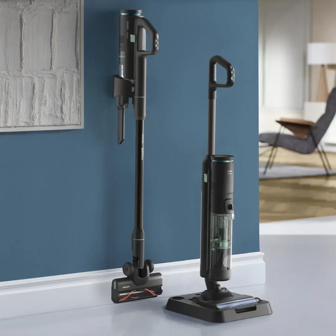 Philips 7000 series XW7263/11 stick vacuum/electric broom 2-in-1 stick vacuum Battery Dry&wet Bagless 0.45 L 160 W Black