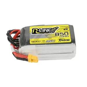 Akumuliatorius Tattu R-Line 850mAh 14.8V 95C 4S1P