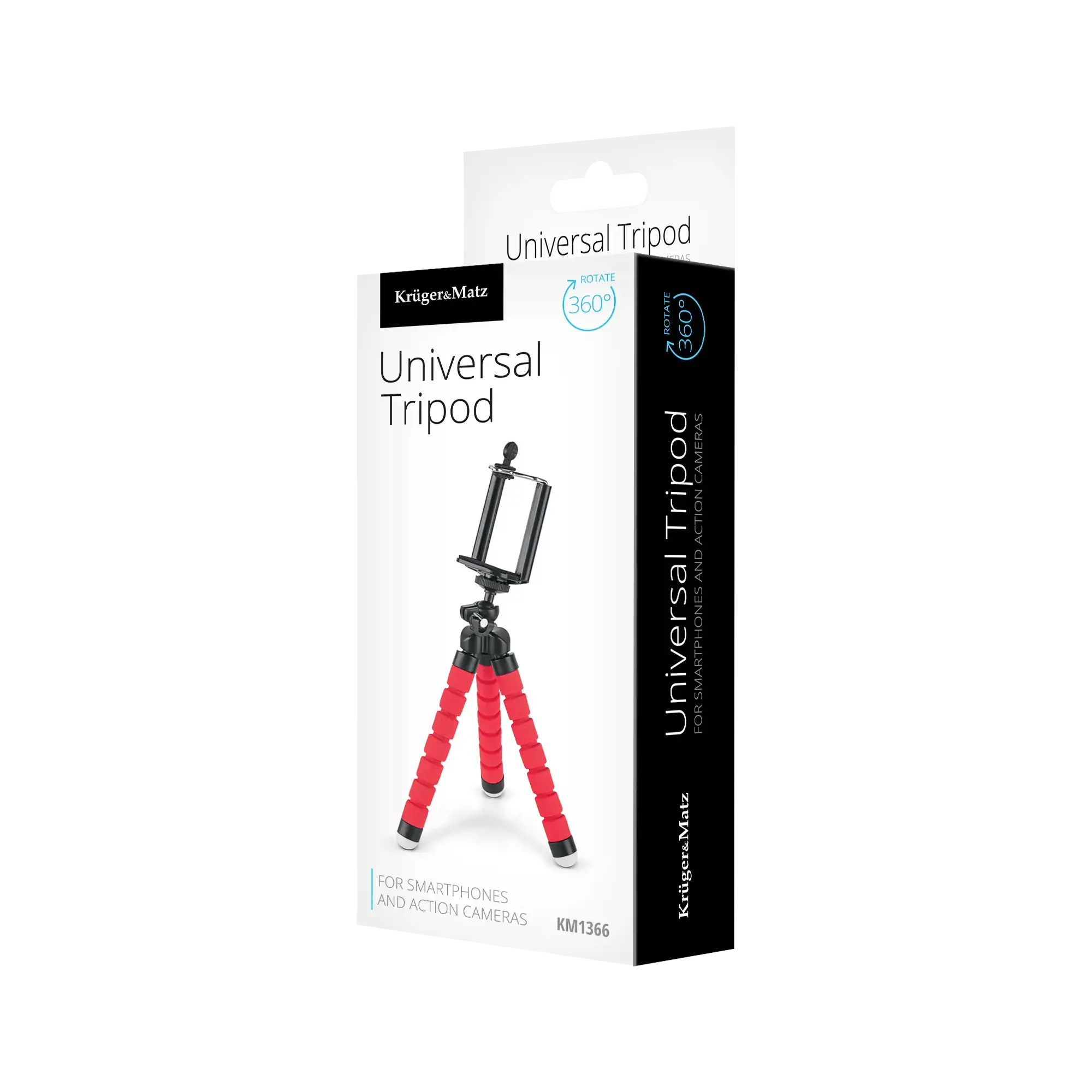 "Kruger&Matz" telefono ir fotoaparato stovas raudonas