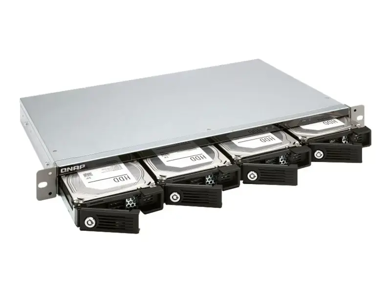 QNAP TR-004U, HDD/SSD korpusas, 2,5/3,5", "Serial ATA II", "Serial ATA III", 6 Gb/s, karšto keitimo, juodas, pilkas