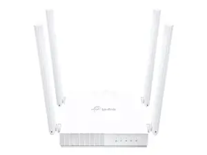 TP-Link ARCHER C24, "Wi-Fi 5" (802.11ac), dviejų dažnių (2,4 GHz / 5 GHz), Ethernet LAN, 4G, baltas, stalinis maršrutizatorius