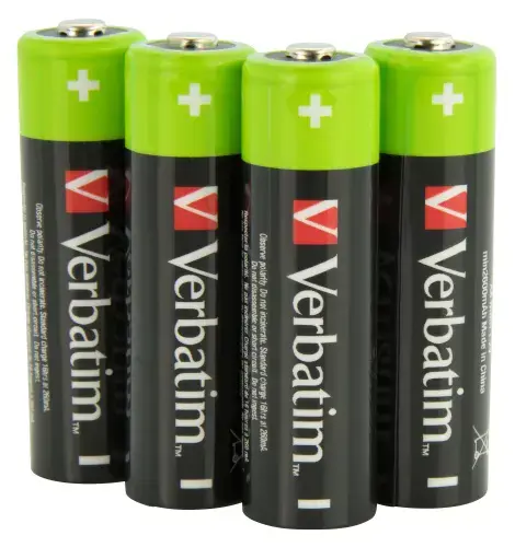 Verbatim 49517, Įkraunama baterija, AA, nikelio-metalo hidrido (NiMH), 1,2 V, 4 vnt., 2500 mAh