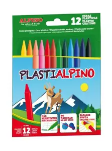 Vaškinės kreidutės ALPINO Plastialpino 12sp 8mm