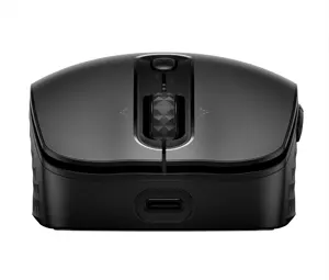 HP 695 Rechargeable Wireless Mouse, Ambidextrous, Bluetooth, 4000 DPI, Black