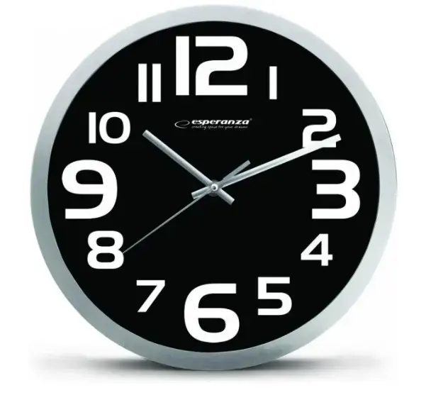 SIENINIS LAIKRODIS ZURICH BLACK