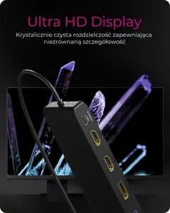 "ICY BOX IB-DK2116-C" daugiafunkcinė nešiojamųjų ir asmeninių kompiuterių prijungimo stotelė