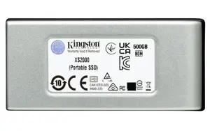 Kingston Technology 2000G PORTABLE SSD XS2000, 2 TB, USB Type-C, 3.2 Gen 2 (3.1 Gen 2), 2000 MB/s, Black, Silver