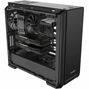 Būkite tylūs! Silent Base 601, Midi Tower, Kompiuteris, Juoda, ATX, EATX, micro ATX, Mini-ITX, Akrilonitrilo-butadieno stirenas (ABS), SECC, HDD