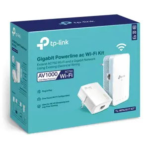 TP-Link AV1000 Gigabit Powerline ac Wi-Fi rinkinys, 1000 Mbit/s, IEEE 1901, IEEE 802.11a, IEEE 802.11ac, IEEE 802.11b, IEEE 802.11g, IEEE 802.11n, IEEE 802.3, IEEE 802.3, IEEE..., E tipas, Gigabit Ethernet, 10,100,1000 Mbit/s, Wi-Fi 5 (802.11ac)