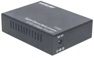 Intellinet Gigabit Ethernet to SFP Media Converter, 10/100/1000Base-Tx to SFP slot, empty, 1000 Mbit/s, 10Base-T, 100Base-TX, 1000Base-TX, IEEE 802.3, IEEE 802.3ab, IEEE 802.3u, IEEE 802.3z, Fast Ethernet, Gigabit Ethernet, 10,100,1000 Mbit/s, 1000 Mbit/s