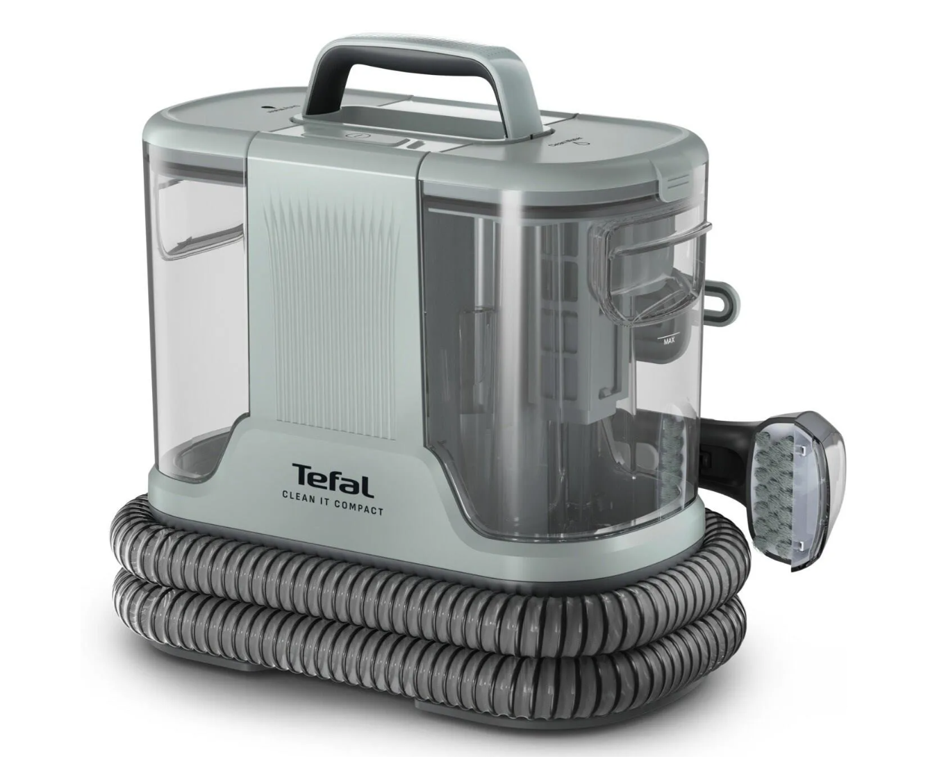 TEFAL Carpet and Upholstery Cleaner | IZ3020F0 Clean it Compact | Corded operating | Washing function | 400 W | Operating radius 5.65 m | 220-240 V | Eucalyptus