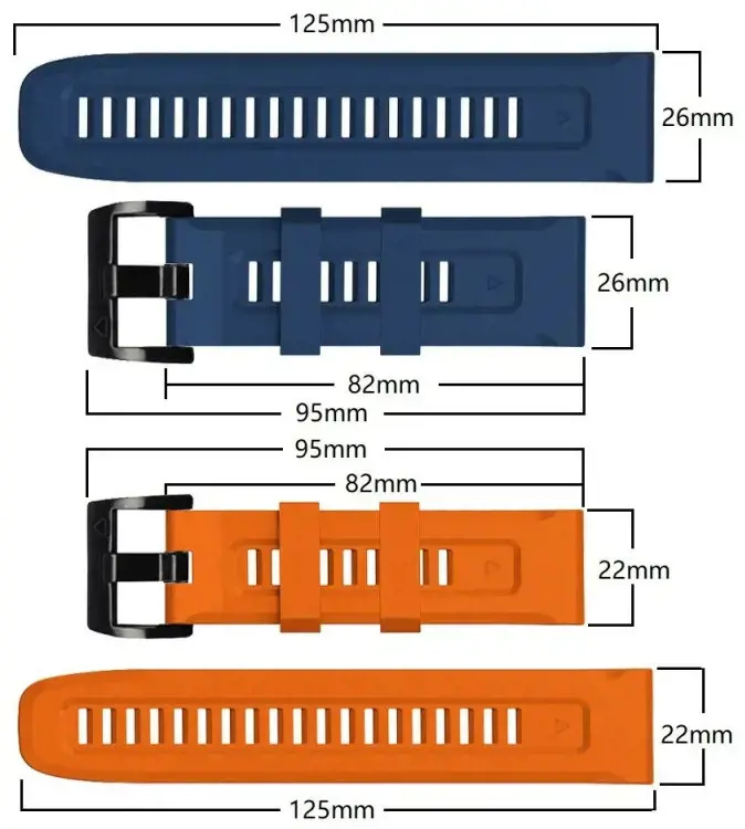 "Tech-Protect" laikrodžio dirželis Iconband Garmin Fenix 5/6/7, juodas