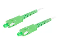 LANBERG fiber optic patchcord SM SC/APC-SC/APC simplex 25m LSZH g657a2 3.0mm white