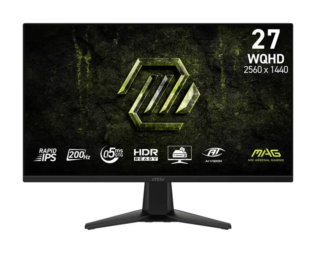 LCD Monitor MSI 27 " 2560 x 1440 pixels Wide Quad HD Native aspect ratio 16:9 LCD Flat MAG275QFE20