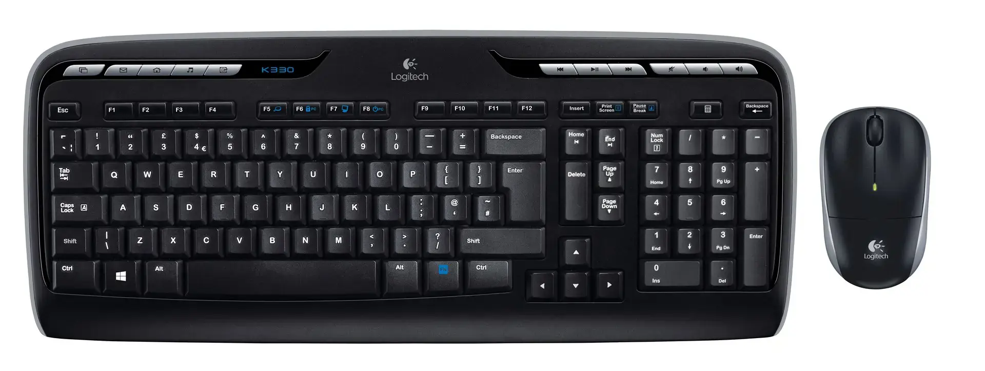 LOGITECH belaidis kombainas MK330 - JAV tarptautinis - 2,4 GHz - NSEA - CR
