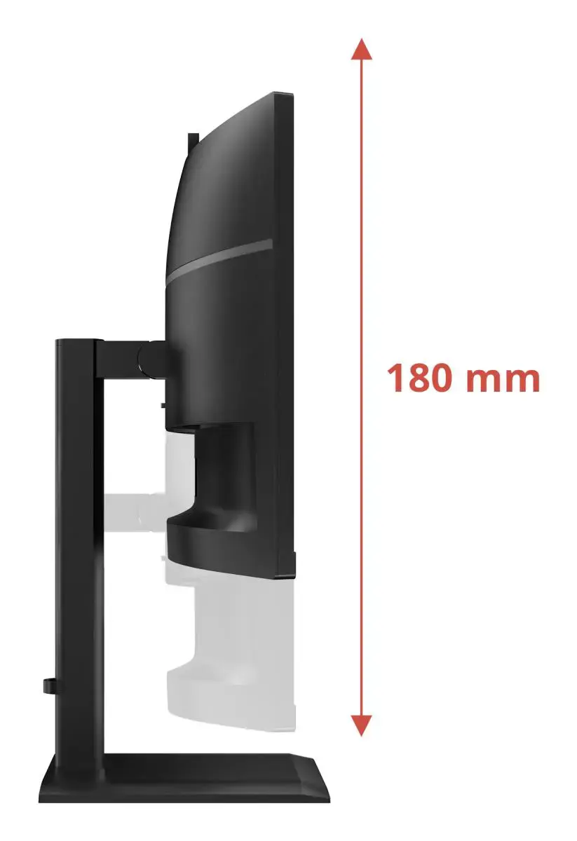 AOC CU34E4CW | 34 " | VA | UWQHD | 120 Hz | 4 ms | 3440 x 1440 pixels | 350 cd/m² | HDMI ports quantity 2 | Black