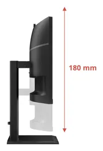 AOC CU34E4CW | 34 " | VA | UWQHD | 120 Hz | 4 ms | 3440 x 1440 pixels | 350 cd/m² | HDMI ports quantity 2 | Black