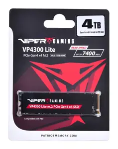 SSD diskas "Patriot Viper VP4300L" M.2 PCI-Ex4 NVMe 4TB