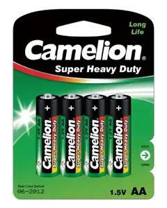 Camelion Super Heavy Duty R6P-4BB AA/LR6 (4xAA) baterijos