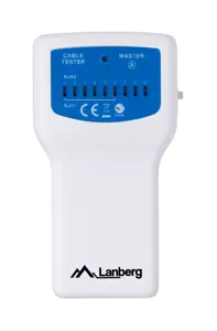 LANBERG NT-0402 "Lanberg" kabelių testeris, skirtas laidams su RJ45, RJ-11 gnybtais