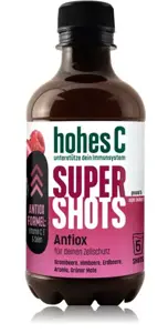Sultys HOHES C SHOT ANTIOX, įvairių vaisių, su vitaminu E ir selenu, 0,33l, vnt, D
