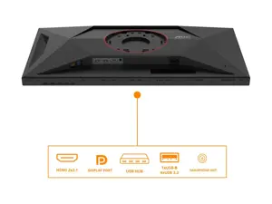 AOC | U27G4XM | 27 " | Fast IPS | UHD | 16:9 | 160 Hz | 1 ms | 3840 x 2160 pixels | 1200 cd/m² | HDMI ports quantity 1 | Black