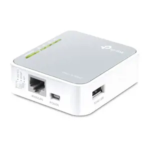 "TP-Link" nešiojamasis 3G/4G belaidis N maršrutizatorius, "Wi-Fi 4" (802.11n), vienos juostos (2,4 GHz), Ethernet LAN, 3G, pilkas, baltas, nešiojamasis maršrutizatorius