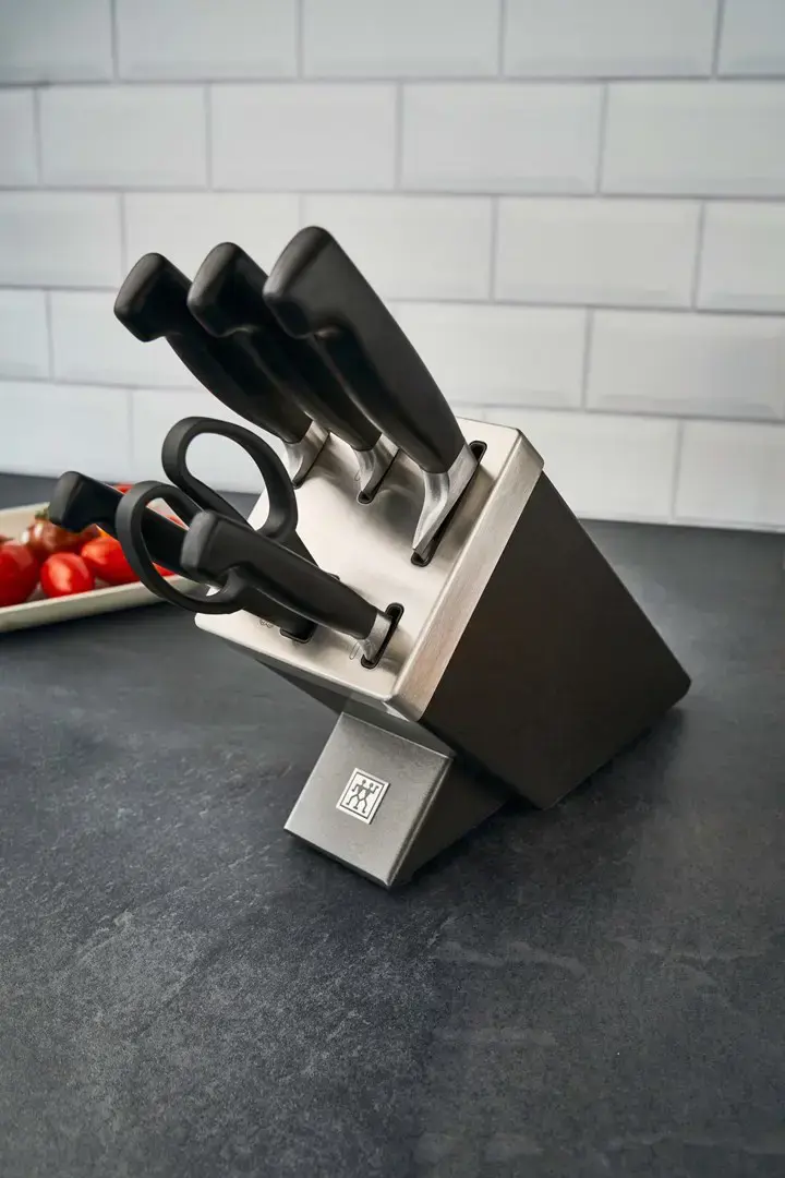 ZWILLING Four Star virtuvinių peilių rinkinys 35148-507-0 7 dalių, pilkos spalvos