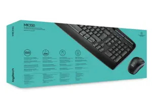 LOGITECH belaidis kombainas MK330 - JAV tarptautinis - 2,4 GHz - NSEA - CR