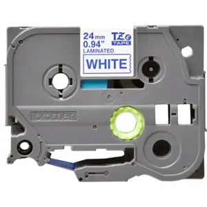 OEM ribbon Brother TZE253 Blue on white
